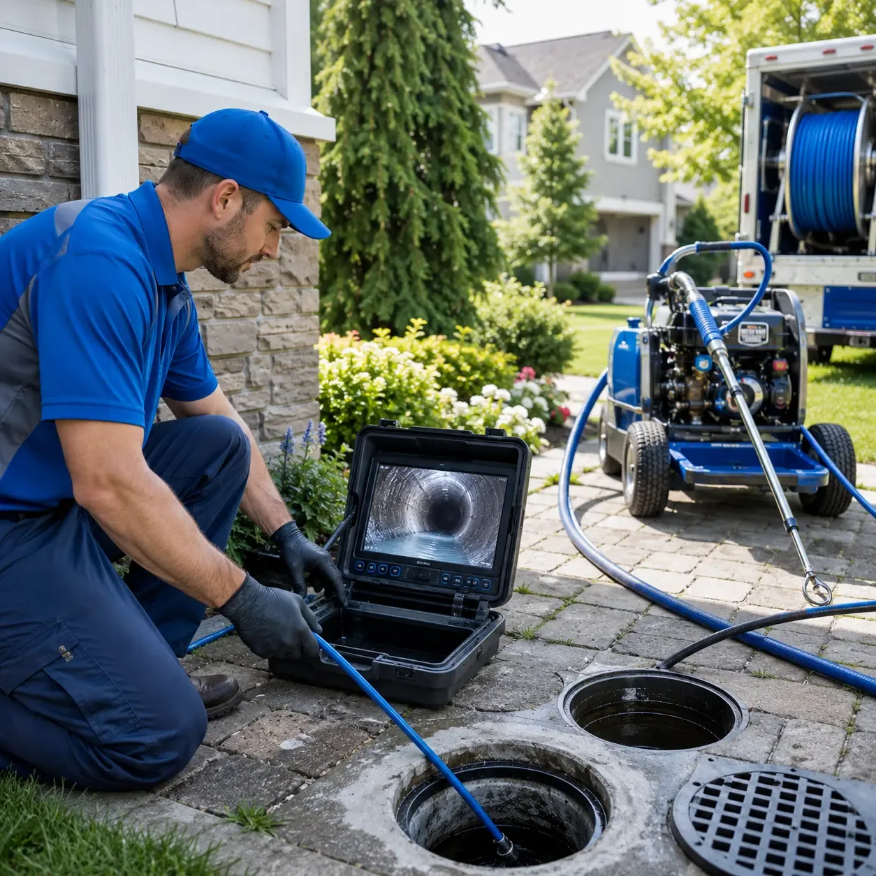 Outdoor drain cleaning professionals serving Marietta, OH