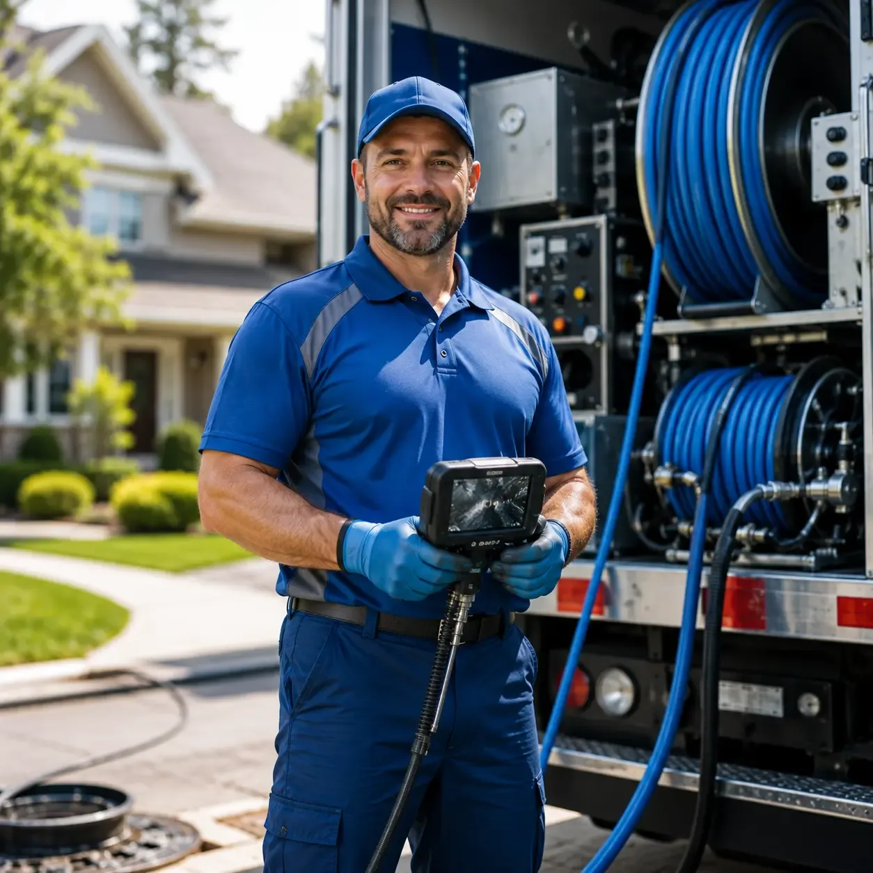 Local outdoor drain cleaning specialists in Marietta, OH